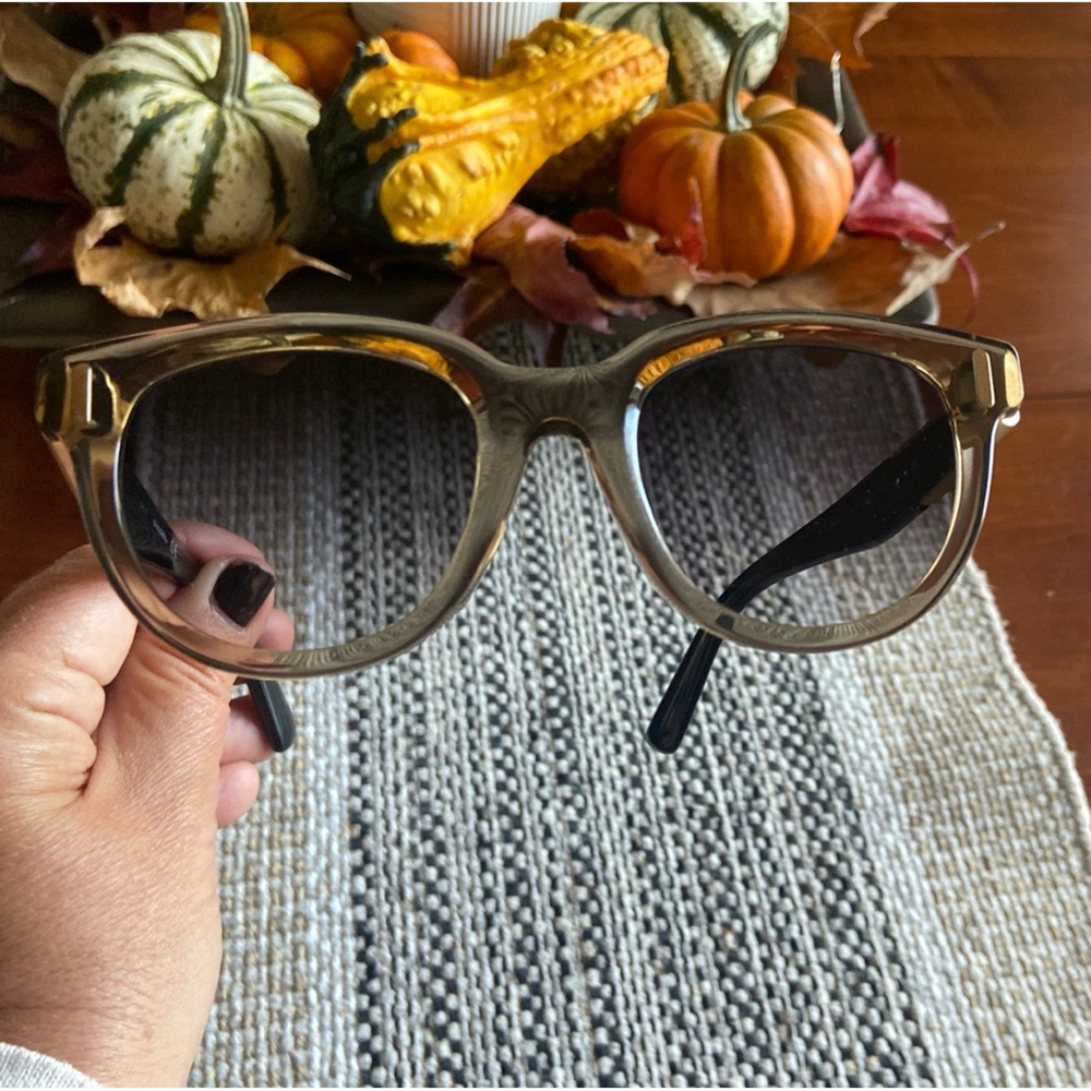 Diesel  Transparent Sunglasses new gold brown black